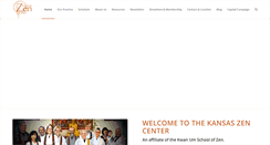 Desktop Screenshot of kansaszencenter.org