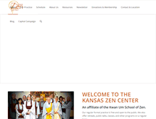 Tablet Screenshot of kansaszencenter.org